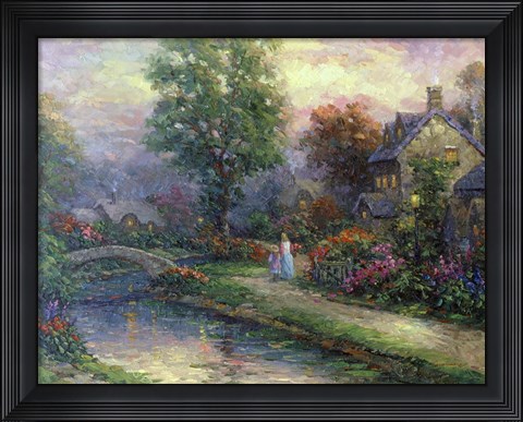 Framed Warm Hearted Promenade Print