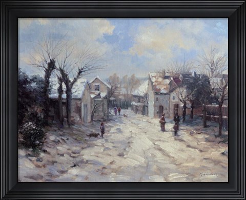 Framed Quaint Village Print