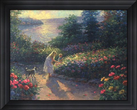 Framed Flowers Galore Print