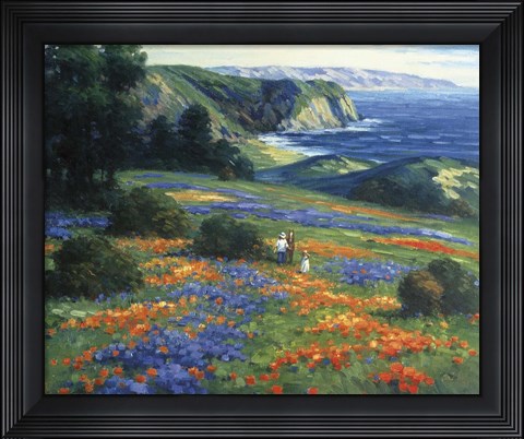 Framed Floral Domain Print