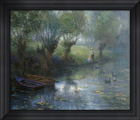 Framed Fishing Print