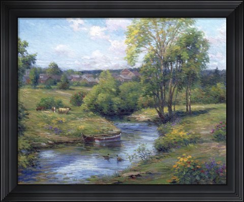 Framed Boating Print