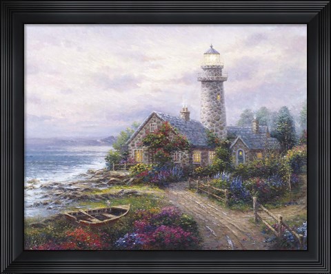 Framed Lighthouse 1 Print