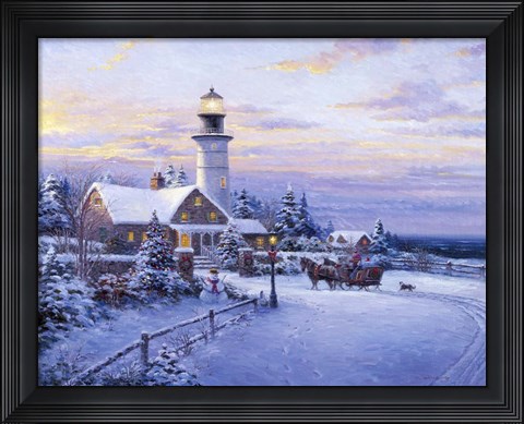 Framed Lighthouse 3 Print