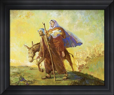 Framed Flight Into Egypt Print