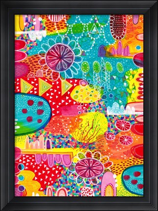 Framed Sunshine and Lollipops Print
