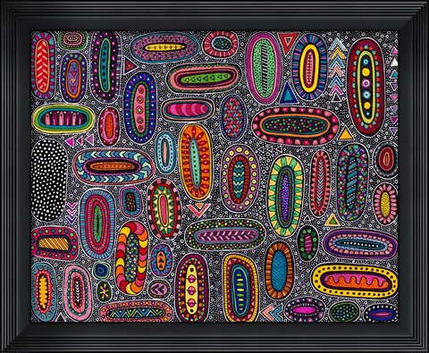 Framed Microscopic Print