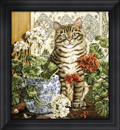 Framed Winter&#39;s Garden Print