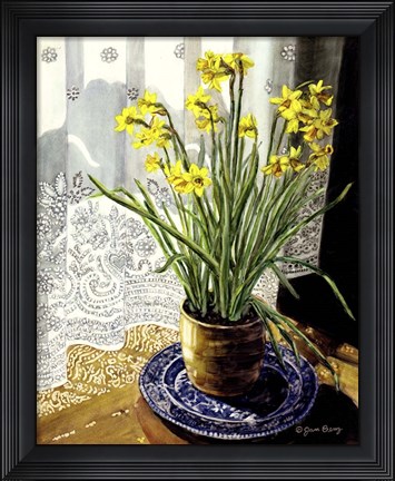 Framed Sunshine and Lace Print