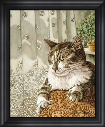 Framed Little Miss Muffitt Print
