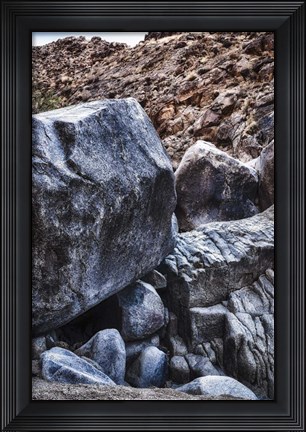 Framed Rocks Print