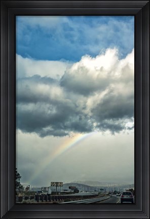 Framed Rainbows in the Sky Print