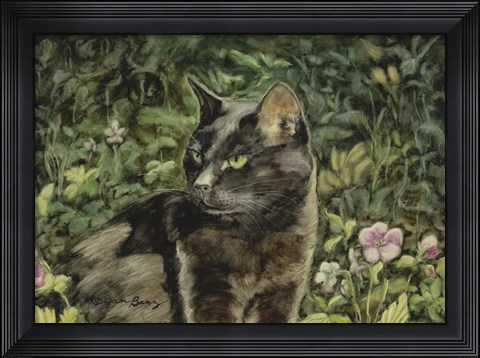 Framed Mama in the Garden Print