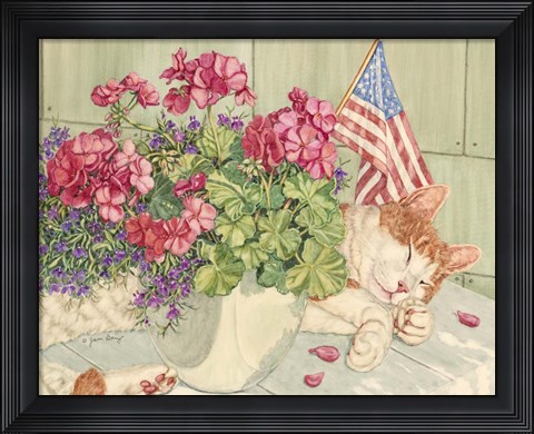 Framed Place in the Shade Print