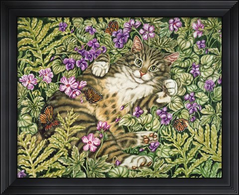 Framed Garden Of Delights Print