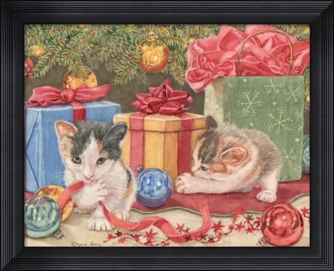 Framed Santa&#39;s Helpers Print
