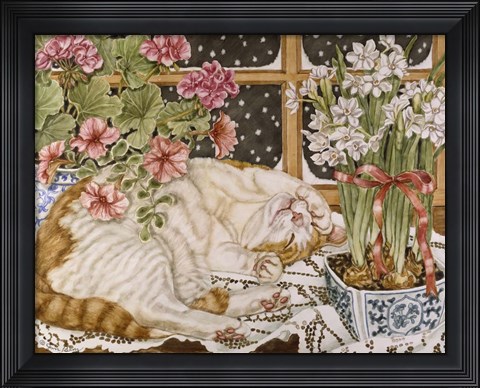 Framed Long Winter&#39;s Nap Print