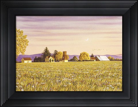 Framed Country Morning Print