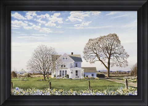 Framed Beyond The Fenceline Print