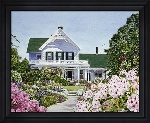 Framed Isabel&#39;s Garden Print