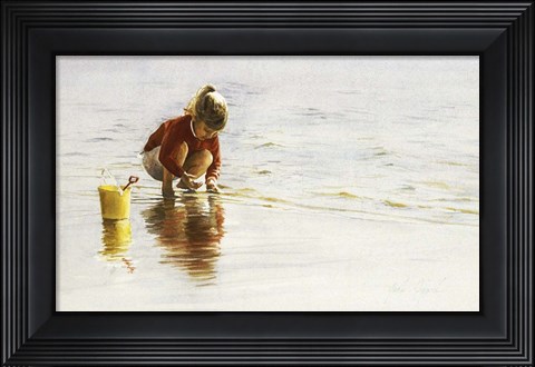 Framed Yellow Bucket Print