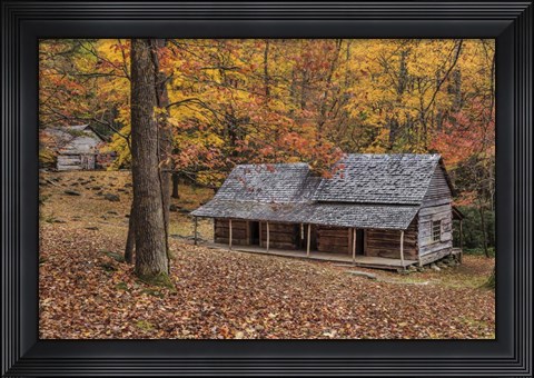 Framed Bud Ogle Place With Barn Comp 2 Print