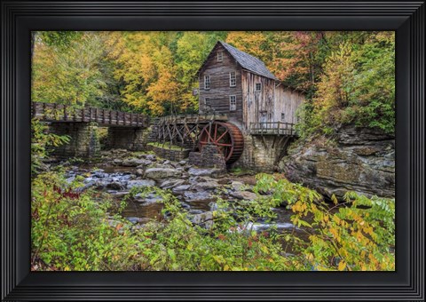 Framed Grist Mill Fall 2013 1 Print