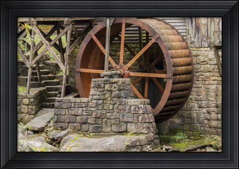 Framed Grist Mill Fall 2013 3 Print