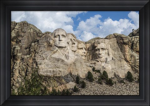 Framed Mount Rushmore In Day Print