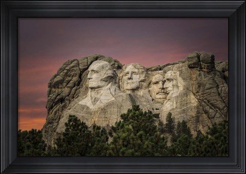 Framed Mount Rushmore Print