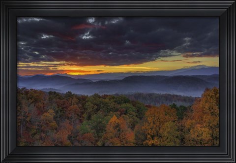 Framed Smokies Sunrise Print