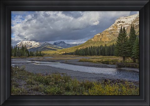 Framed Soda Butte Creek Scenery (Yellowstone) Print