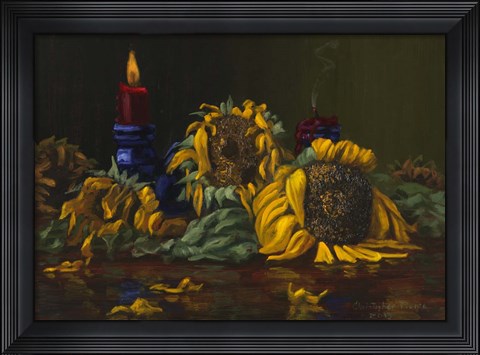 Framed Party&#39;s Over Print