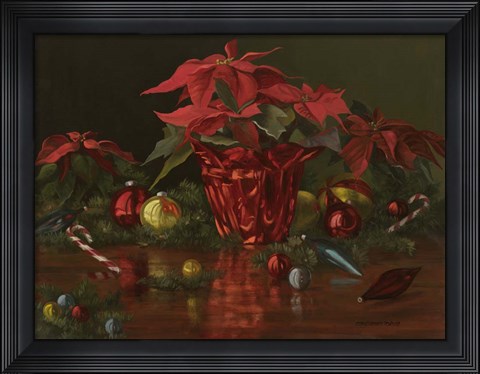 Framed Christmas Table Print