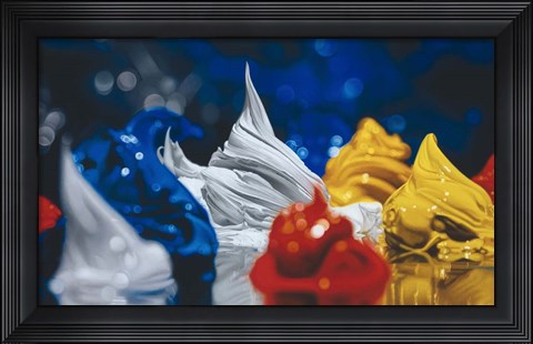 Framed Primary Color Print