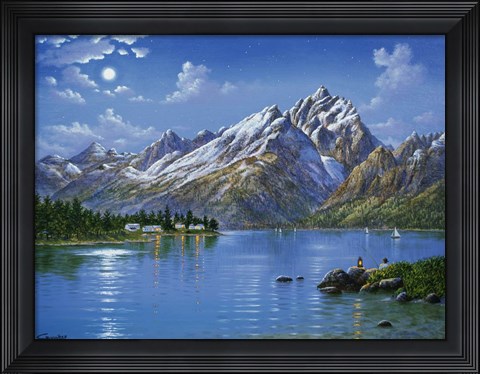 Framed Grand Tetons Print