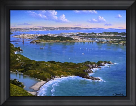 Framed San Francisco From Marine Print