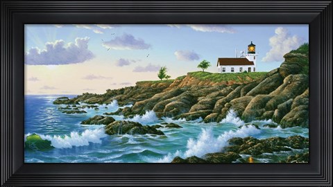 Framed Point Cabrillo, CA Print