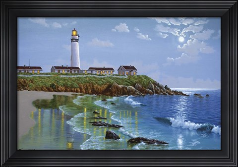 Framed Pigeon Point, CA Print