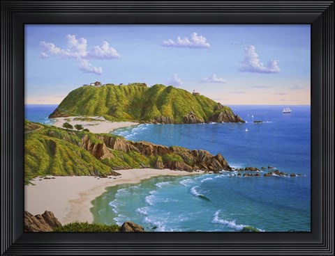 Framed Point Sur, CA Print