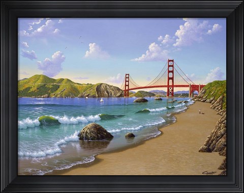 Framed Golden Gate, CA 1940 Print