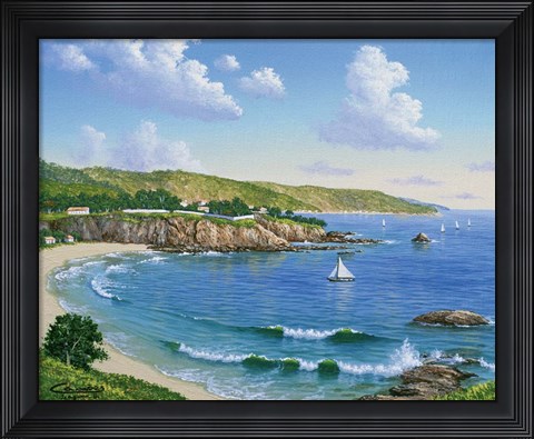 Framed Laguna Beach, CA Print