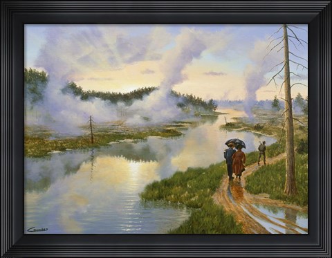 Framed Yellowstone Print