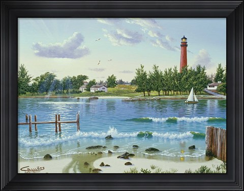 Framed Jupter Light 2 Print