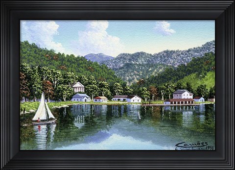 Framed North Carolina Print