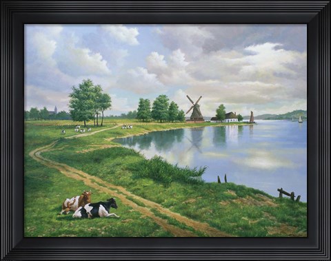Framed Dutch Landscape Print