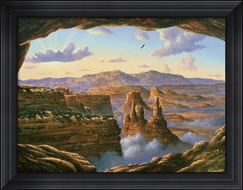 Framed Island In The Sky - Canyonlands Print