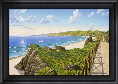 Framed California Incline 1915 Print