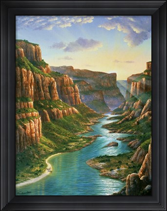 Framed Colorado River - Grand Canyon Print