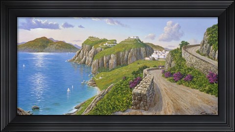 Framed Capri - Italy Print